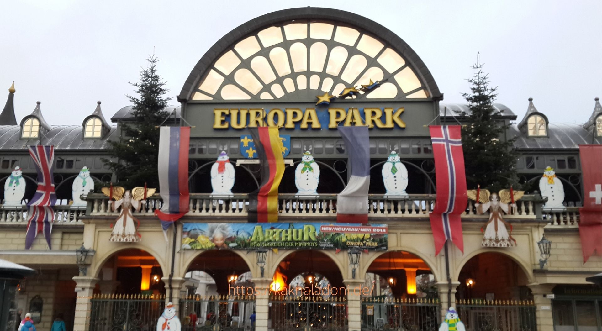 Europa Park Germany зима